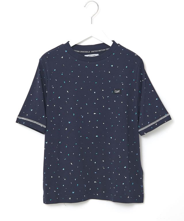 スムース スプレープリント Tシャツ