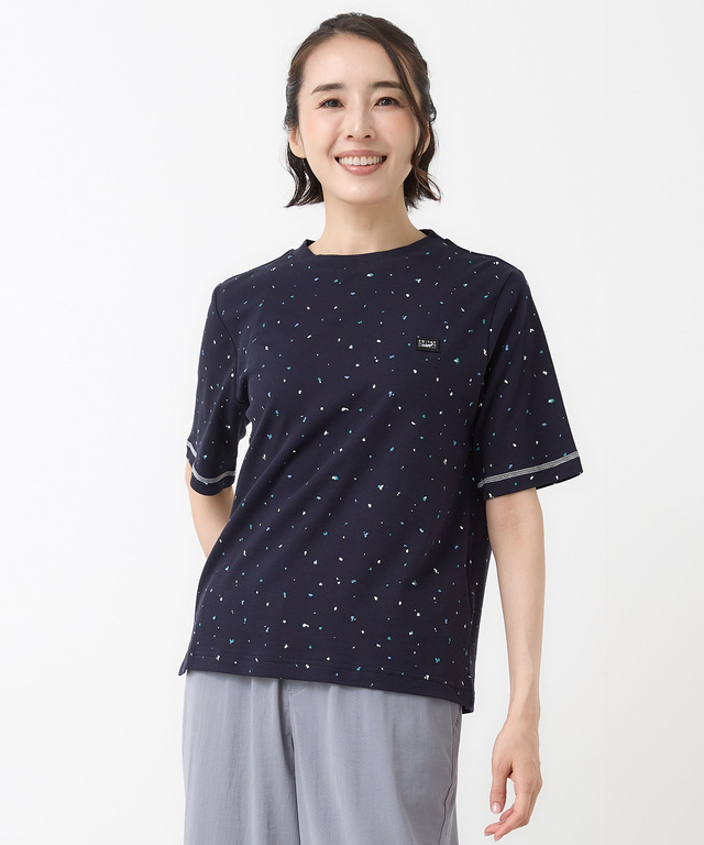 スムース スプレープリント Tシャツ