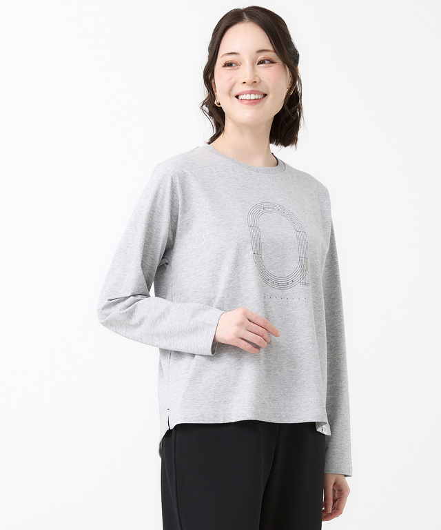 プレーティング天竺 リブ襟 Tシャツ 【吸汗速乾】【シワになりにくい】