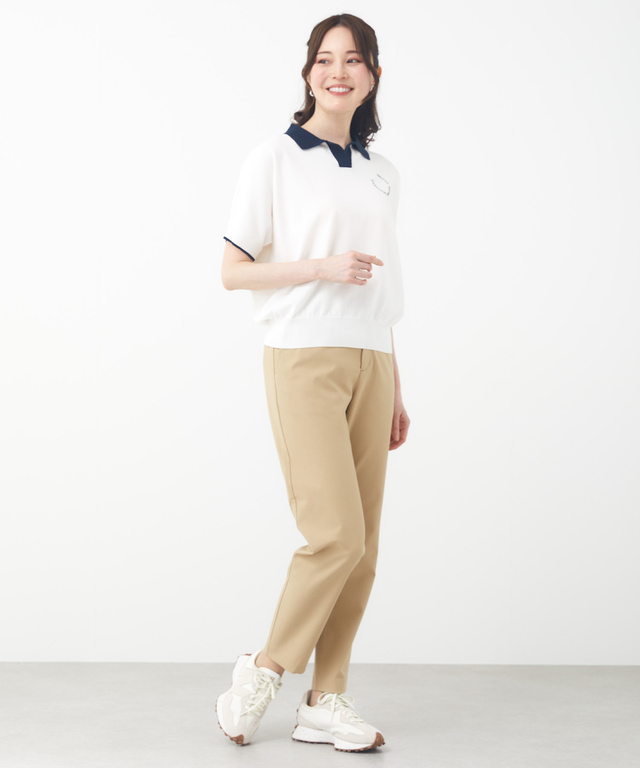 スキッパー ニット ポロシャツ【ZERO POLO SHIRT】