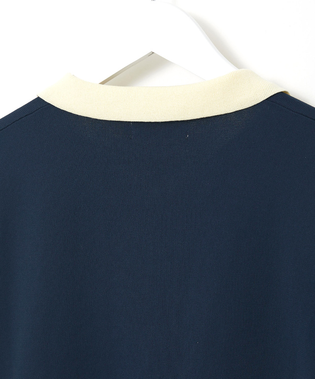 スキッパー ニット ポロシャツ【ZERO POLO SHIRT】