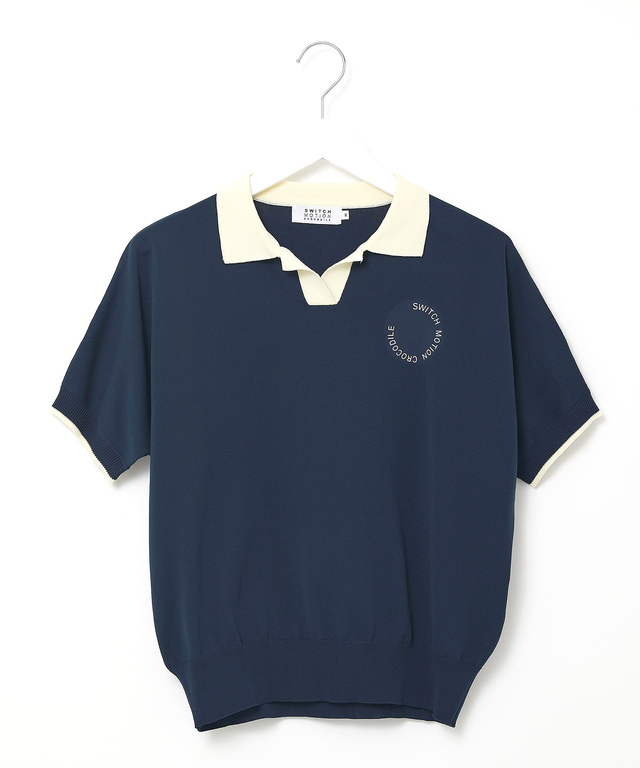 スキッパー ニット ポロシャツ【ZERO POLO SHIRT】
