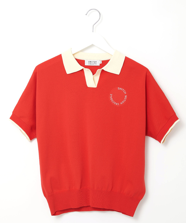 スキッパー ニット ポロシャツ【ZERO POLO SHIRT】