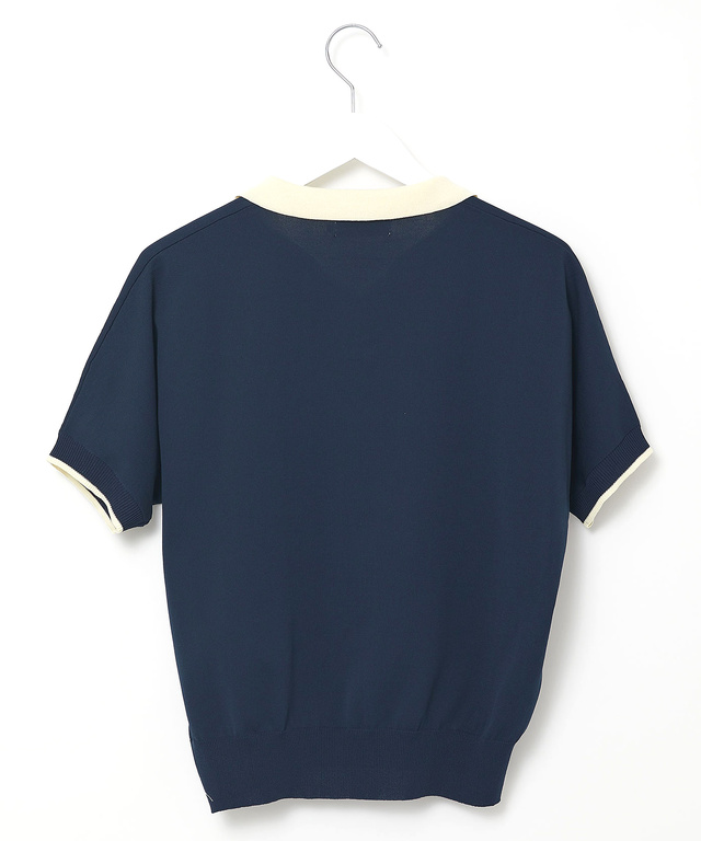 スキッパー ニット ポロシャツ【ZERO POLO SHIRT】