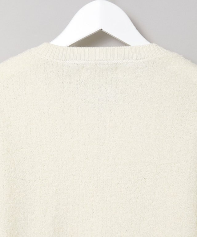 ブークレー ジップ ニットアウター