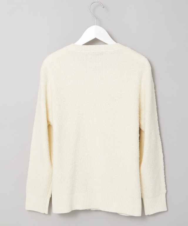 ブークレー ジップ ニットアウター