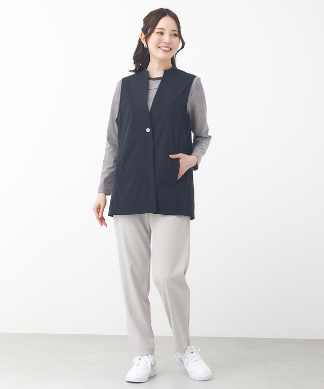 ストレッチ ジレ ベスト【撥水】