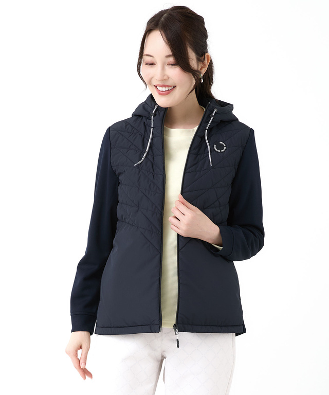 キルト スピンドル パーカー