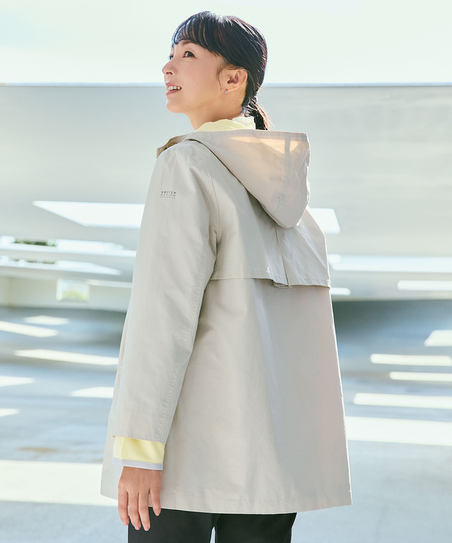 ミドル丈 フーデッドアウター