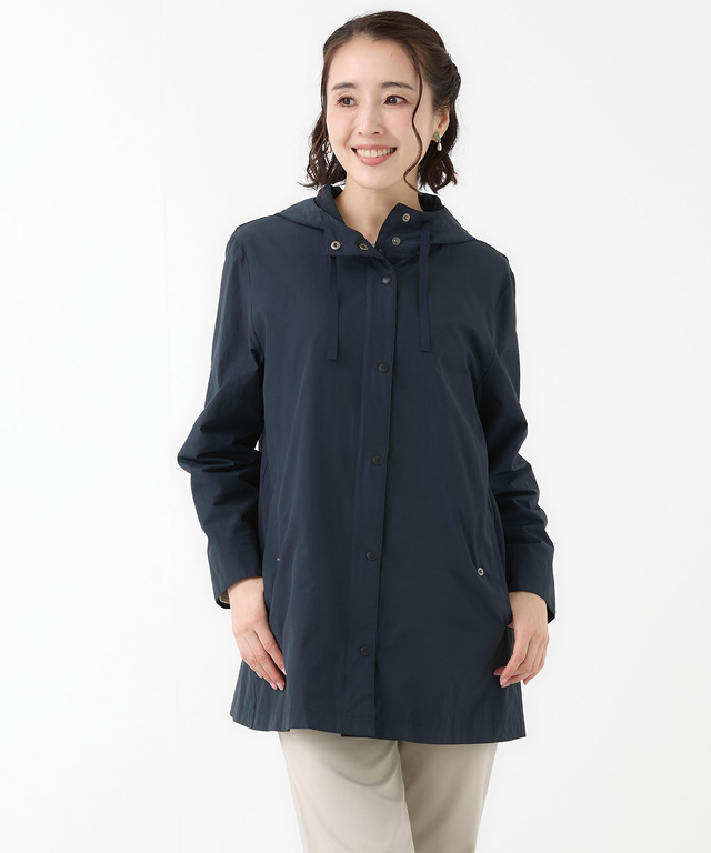 ミドル丈 フーデッドアウター