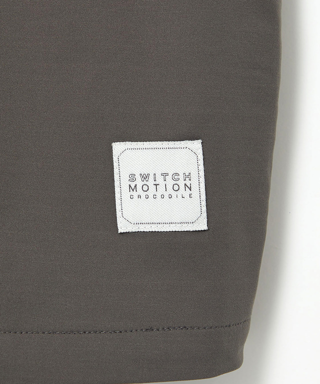 ギャザーデザイン ノーカラー ブルゾン【手洗いOK】