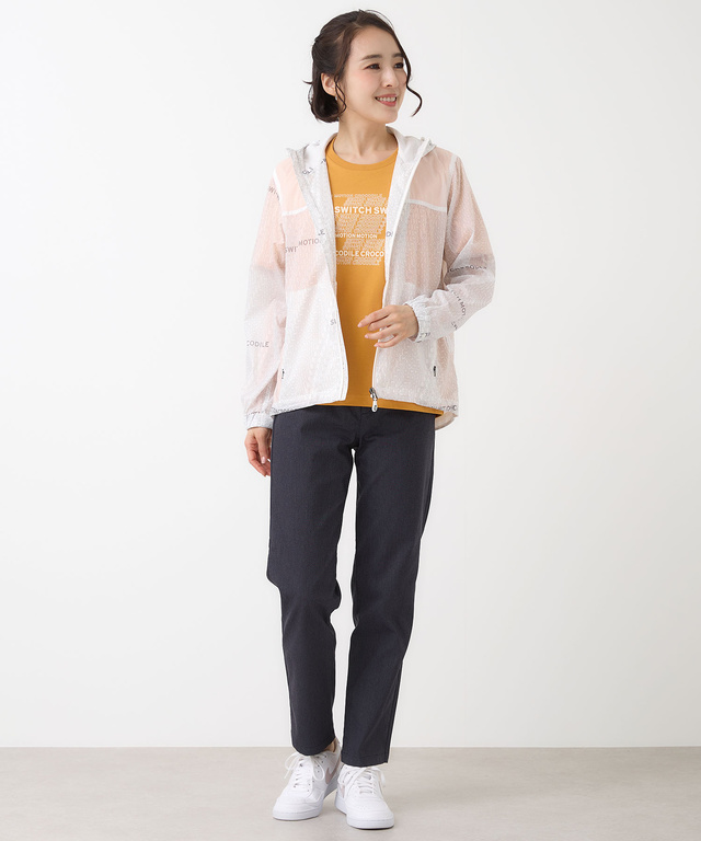 ロゴプリント ドッキング ブルゾン【手洗いOK】【撥水加工】