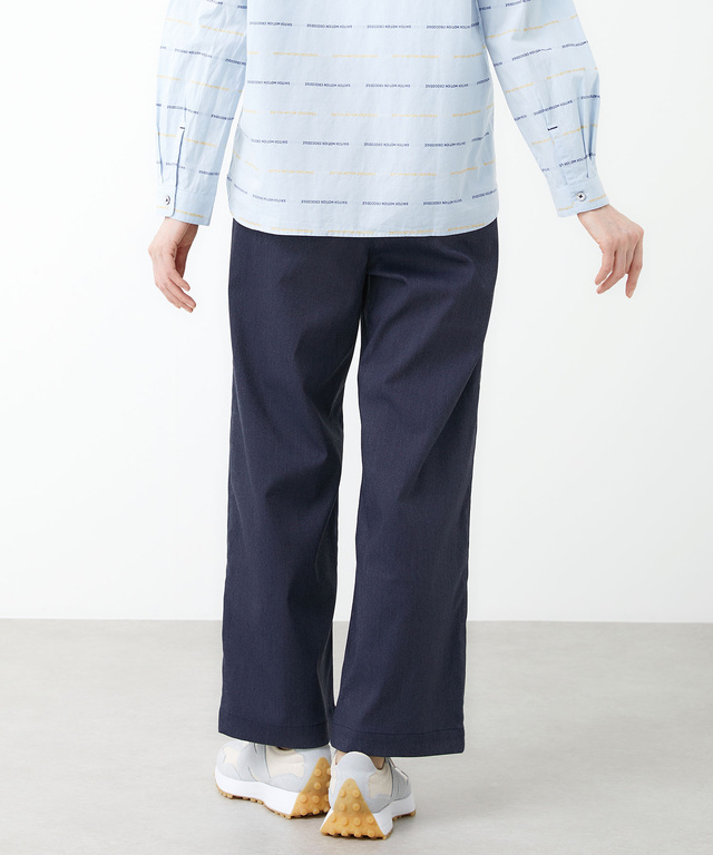 ストレッチ セミワイド パンツ