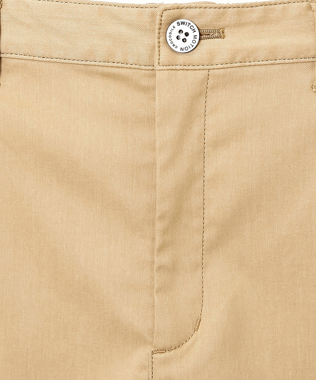 ストレッチ セミワイド パンツ