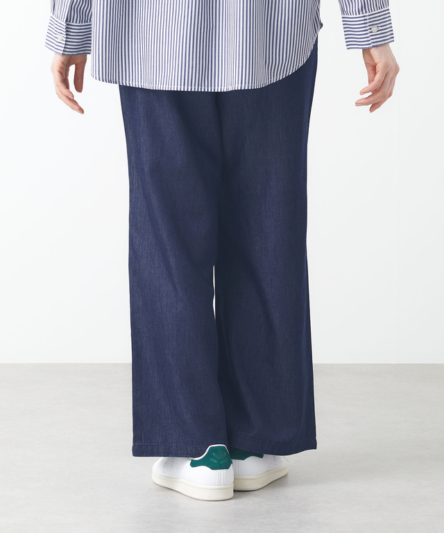 セミワイド デニム パンツ