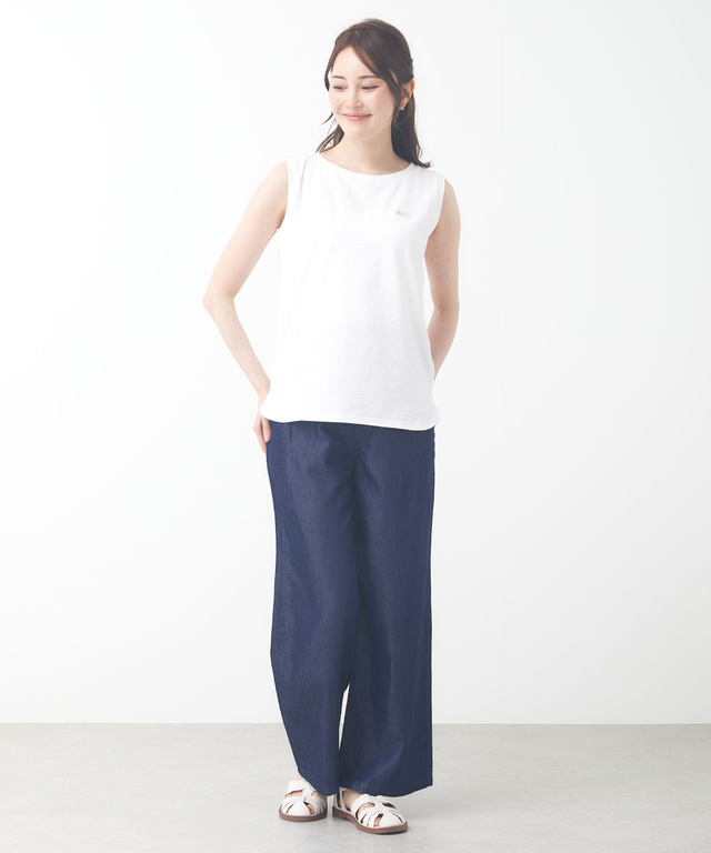 セミワイド デニム パンツ