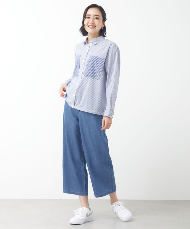 セミワイド ライト デニム