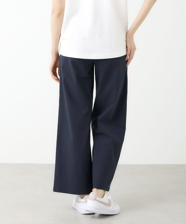 ウエストゴム ワイド ストレッチ パンツ