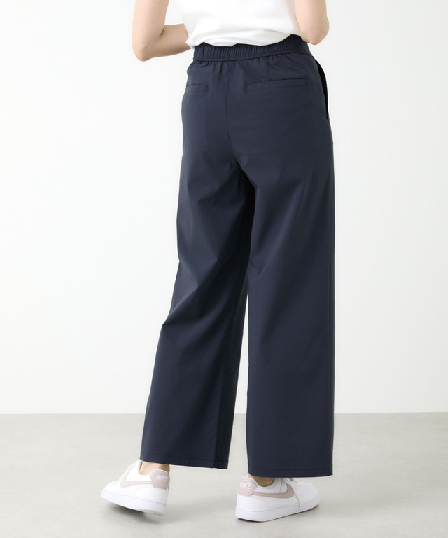 ウエストゴム ワイド ストレッチ パンツ
