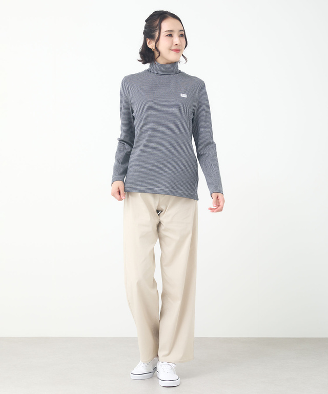 カーブ シルエット パンツ