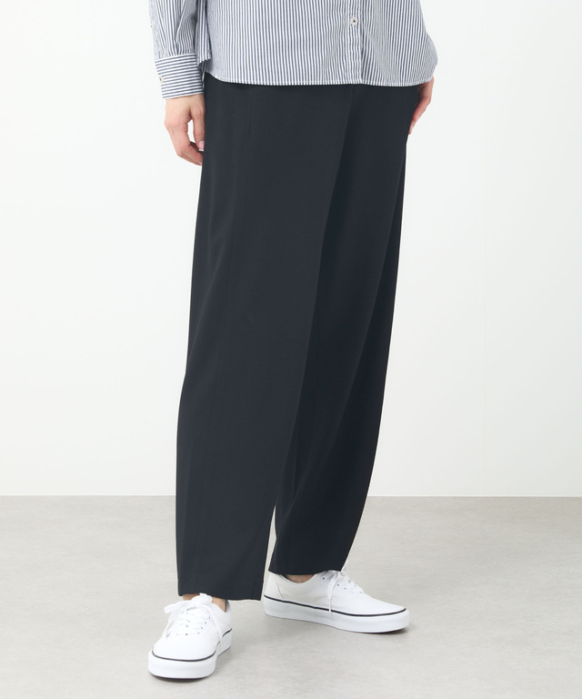 ポンチ カーブ シルエット パンツ