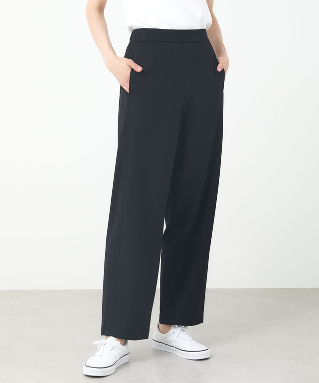 ポンチ カーブ シルエット パンツ