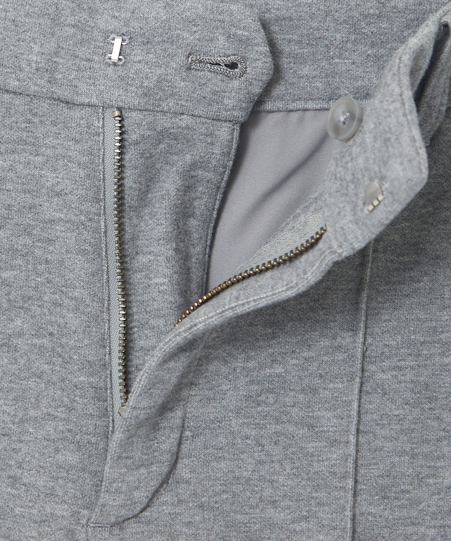 ジャージ素材 セミワイド パンツ