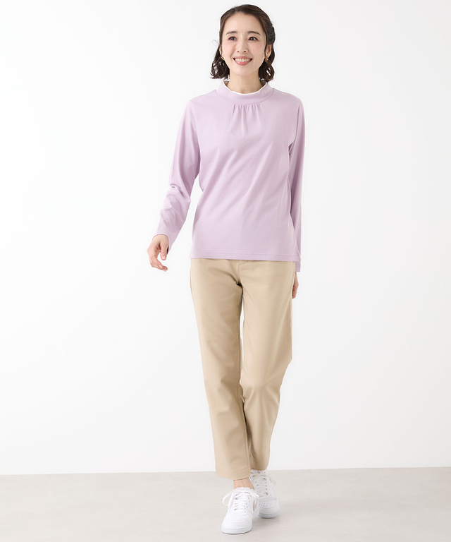 ストレッチ テーパードパンツ