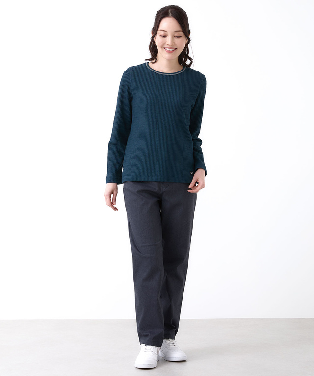 ウエストゴム デニムライク パンツ