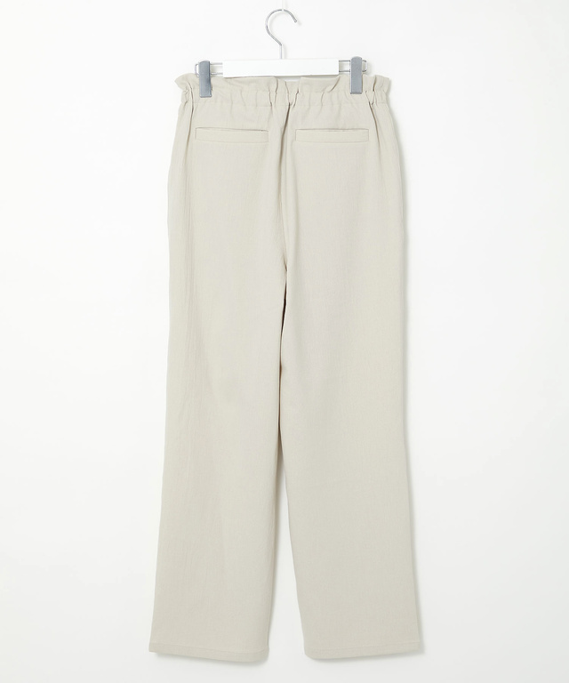 ウエストゴム ストレート パンツ