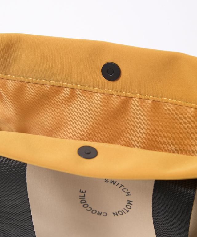 バイカラー スクエアバッグ