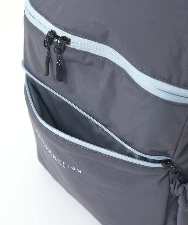 フロントポケット バイカラー リュック