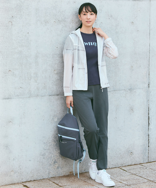 フロントポケット バイカラー リュック