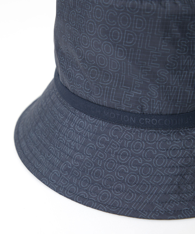 ロゴプリント バケット ハット【手洗いOK】