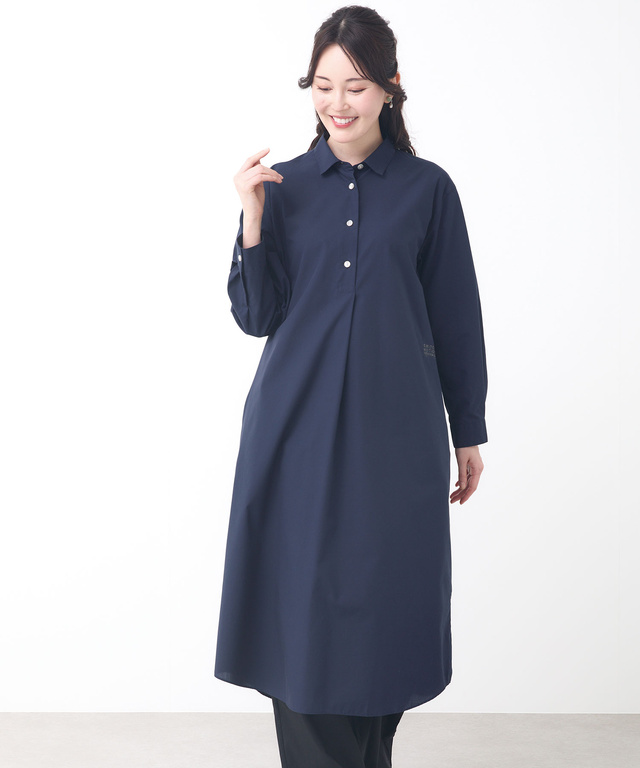 プルオーバー ワンピース【シワになりにくい】