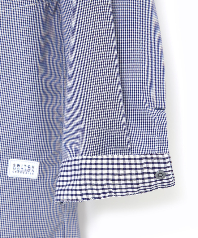 ギンガムチェック シャツ チュニック