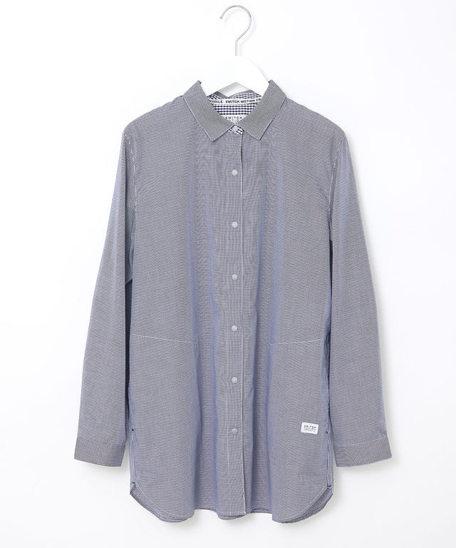 ギンガムチェック シャツ チュニック