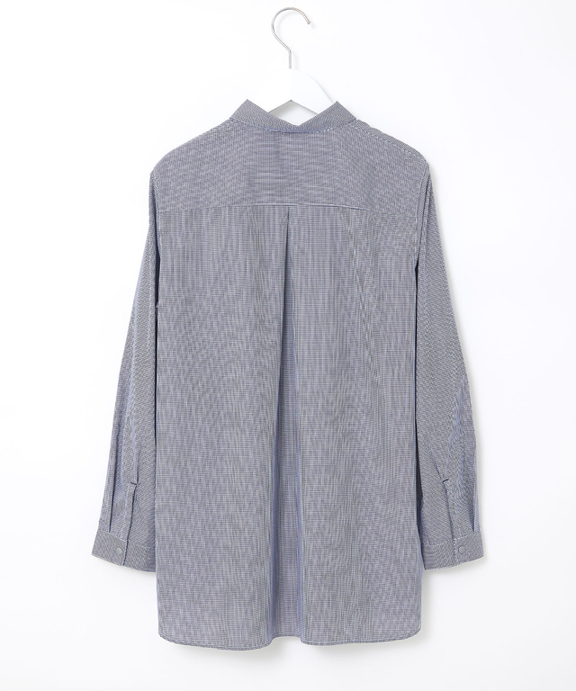 ギンガムチェック シャツ チュニック